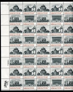 1928 - 1931 American Architecture Sheet of 50 18¢ Stamps MNH 1981