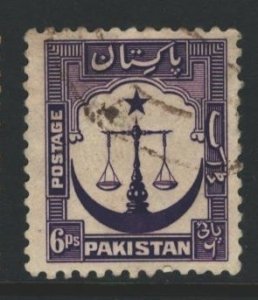 Pakistan Sc#25 Used