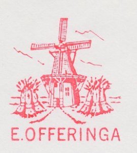 Meter cut Netherlands 1990 Windmill