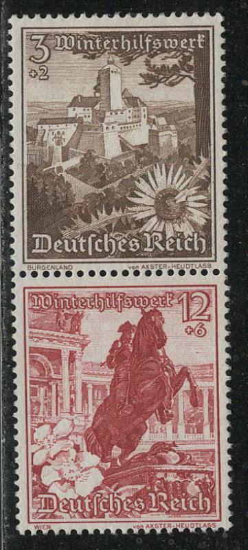 Germany Scott # B123, B128, mint nh, se-tenant, Mi# S251