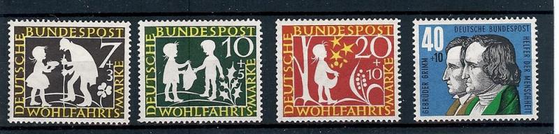 Germany, B368-71, Grimm - Fairy Tales Singles,**HInged**