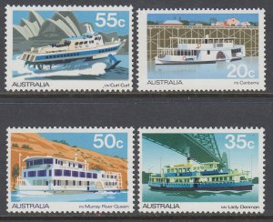 Australia 696-699 River Boats MNH VF