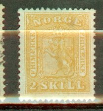 P: Norway 6 unused no gum thin CV $1250