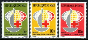 Mali 52-54, MNH. International Red Cross Centenary. Emblem, 1963