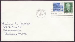 1278 Thomas Jefferson uncacheted FDC