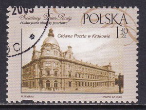 Poland 2005 Sc 3798 Cracow Post Office Stamp CTO