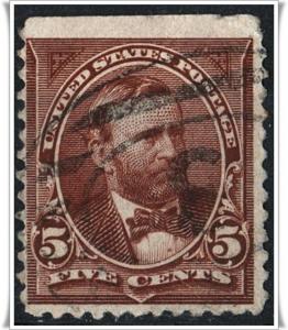 SC#255 5¢ Grant (1894) Used*