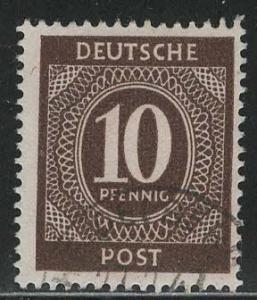 Germany AM Post Scott # 537, used