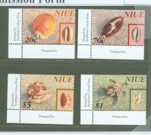 Niue #717-720  Single (Complete Set)