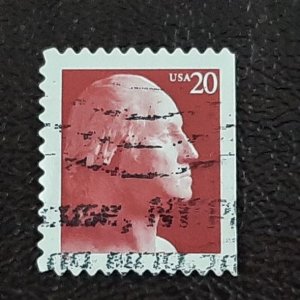 US Scott # 3482; used 20c Washington from 2001; XF centering