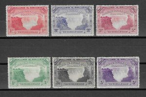 RHODESIA 1905 SG 94/99 MINT