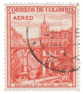 COLOMBIA 1954 SCOTT # C241. USED. # 3