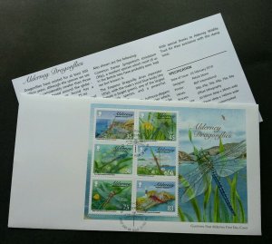 Alderney Dragonflies 2010 Insect Lighthouse Pond Life Dragonfly (FDC)