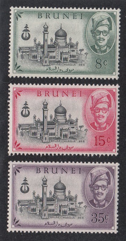 Brunei Scott #97-99 MNH