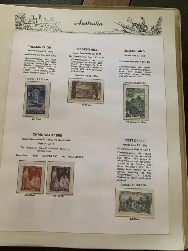 Australia Collection from 1927 to 1978 Used Cat. Value $575