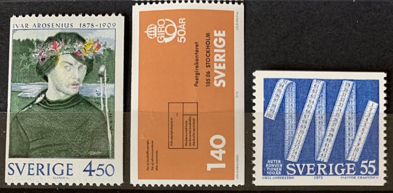 Sweden various MNH