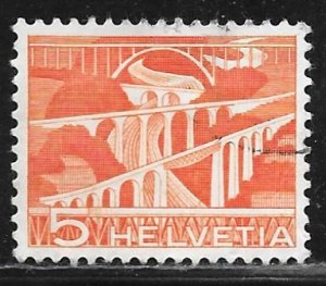 Switzerland 329: 5c Viaducts, used, F-VF