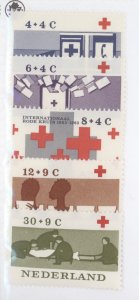 Netherlands, Scott #B378-82, MNH, complete set