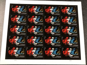 US 5316 Honoring First Responders Forever Stamps Sheet of 20 Mint Never Hinged