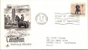 Canada 1961 FDC - Canadian Postage Stamps - Ottawa, Ontario - J3860