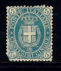 ITALY Scott #52, Sassone #44, Unused, Cat. $625.00