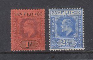 Fiji Sc 60, 73 MLH. 1903-1910 KEVII definitives, F-VF