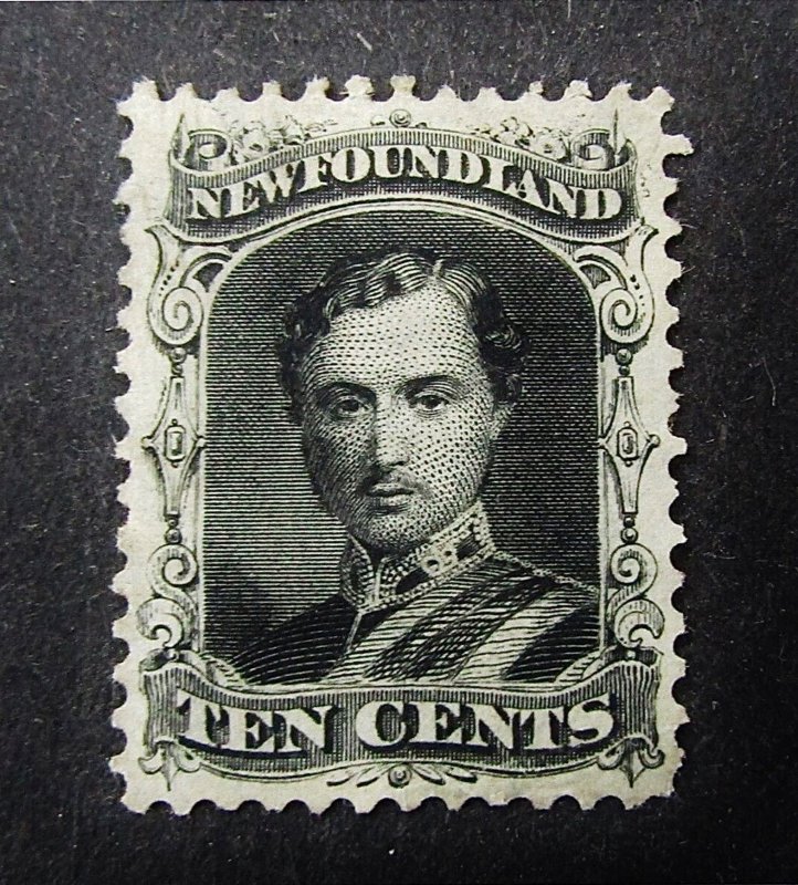 CANADA NEWFOUNDLAND SC#27 XF MLH OG PERFECTLY CENTRED BEAUTY. VERY SCARCE CV$450
