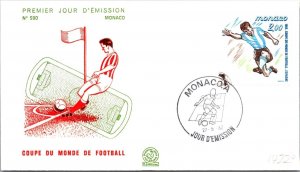Monaco FDC 1982 SC #1422-6 Football World Cup - J21184