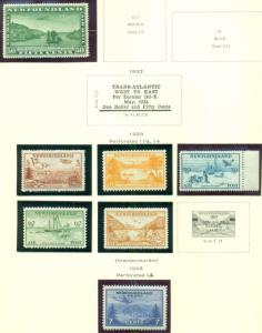 CANADA & PROVINCES COLLECTION – 1859 to1988  primarily Mint LH & NH Scott $9,851