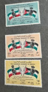 Jordan - 1966 Commemorating the State Visit of Shah of Iran to Jordan