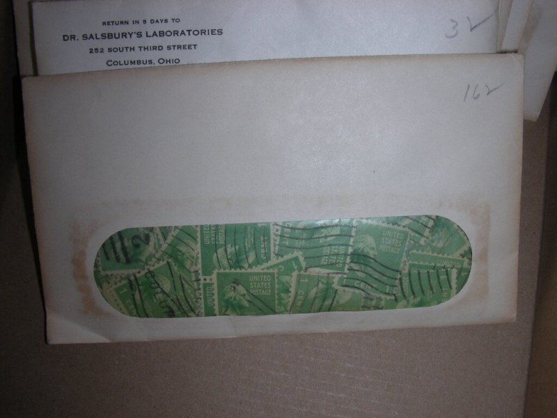 US, old time accumulation of 3000+ Stamps in envelopes, others