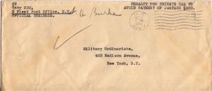 United States Fleet Post Office Navy Department Penalty 1943 U.S. Navy, Navy ...