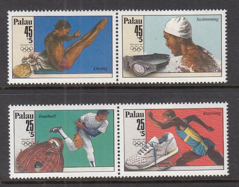 Palau B1-B4 Summer Olympics MNH VF