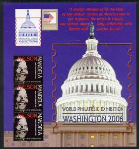 St Vincent 2006 Washington Stamp Exhibition (Nelson Mande...