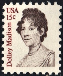 U.S. #1822 Dolly Madison 15c Single, MNH.