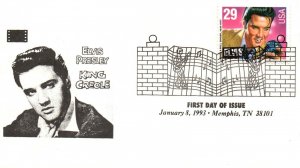 1993 FDC - Elvis Presley/King Creole - Better Cachet - F26492