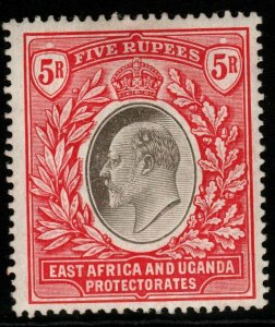KENYA, UGANDA & TANGANYIKA SG30 1907 5r GREY & RED MTD MINT