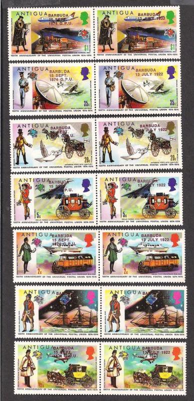 BARBUDA SC# 148-54 F-VF OG 1974 PRS