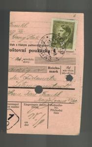 1942 Prague Germany Litzmannstadt Jewish Ghetto Money Order Receipt Karl Frankl