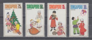 Singapore Scott #138-141 MH