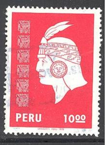Peru 645 used SCV $ 0.20