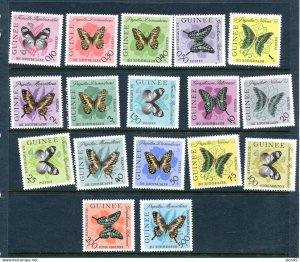 Guinea /Poland sets of Various Butterflies MNH 14767