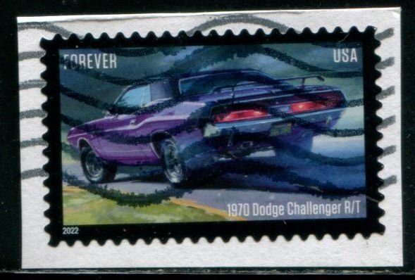5716 US (60c) Pony Cars - Dodge Challenger R/T SA, used on paper