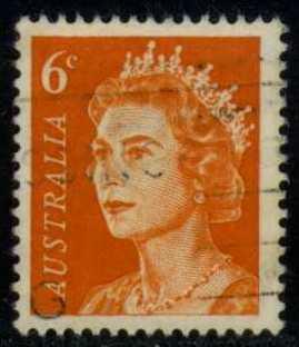 Australia #401A Queen Elizabeth II, used (0.25)