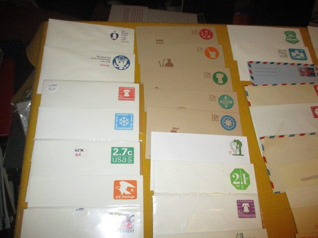 US POSTAL STATIONARY COLLECTION, MINT, ENTIRES OVER 100+ DIFFERENT ITEMS