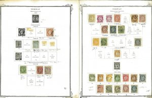 Norway 1856-1973 M & U (mostly) Hinged & in Mounts on Scott Specialty Pages