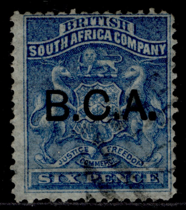 NYASALAND - BCA QV SG5, 6d deep blue, USED. Cat £11.