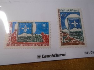 Mauritania  #  230-31 MNH   Scouting