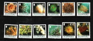 Alderney-Sc#279-90-unused NH set-Marine Life-id2-Corals & Anemones-2006-