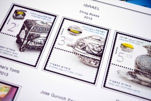 COLOR PRINTED ISRAEL [+TABS] 2011-2020 STAMP ALBUM PAGES (81 illustrated pages)